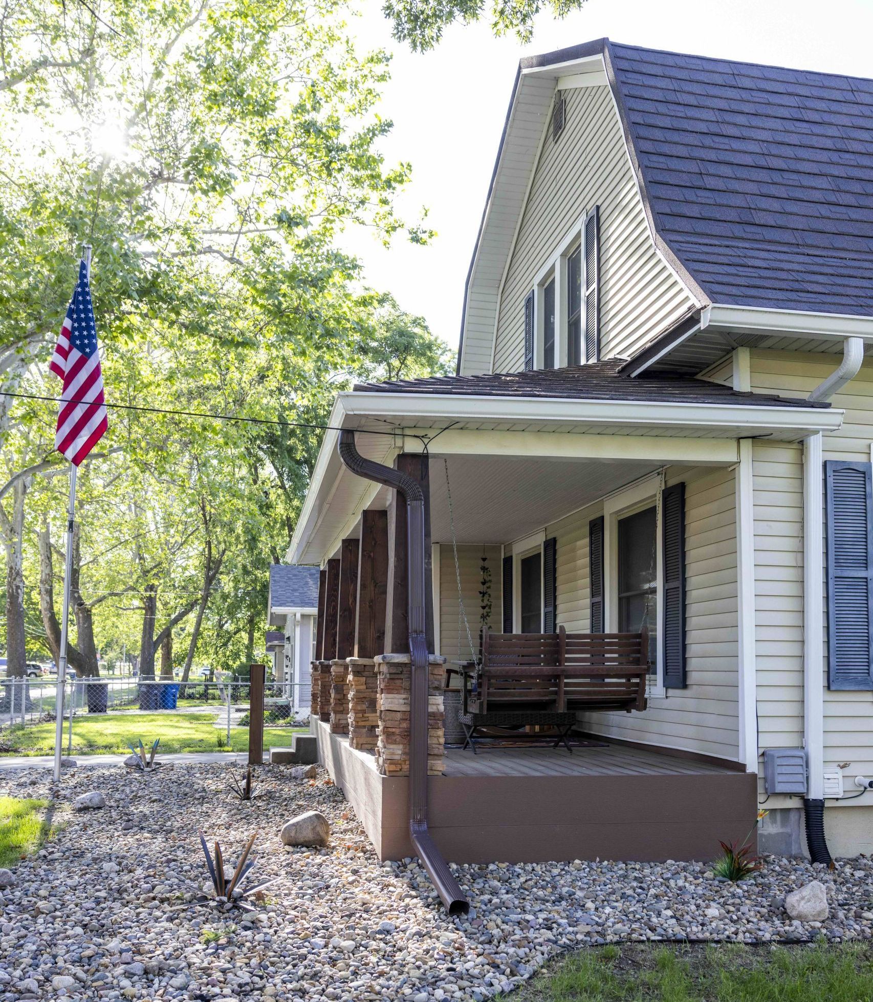 Front porch from side view